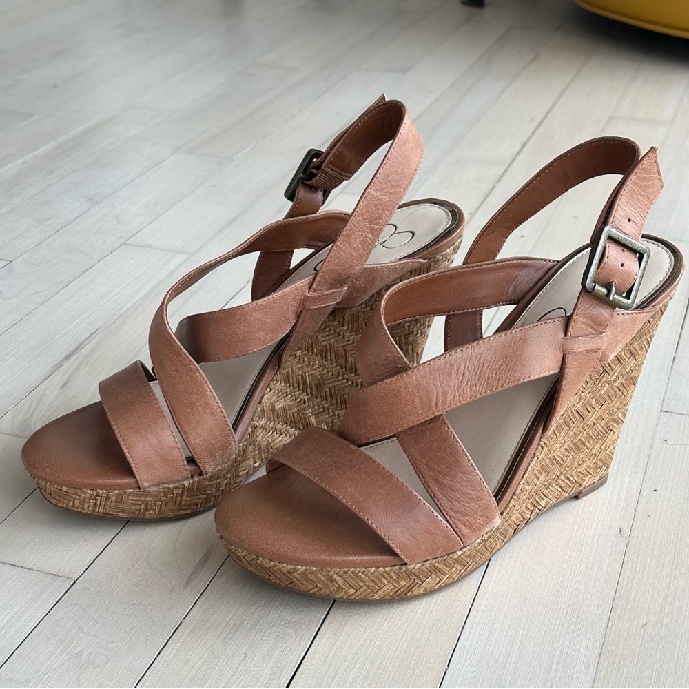 Brown Wedge Heals - Jessica Simpson - Size 10 Women’s
